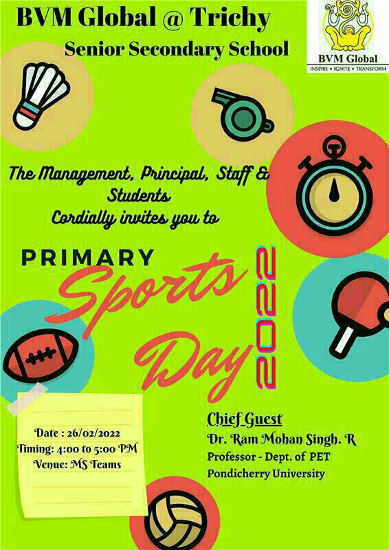 Primary Sports Day - 2022
